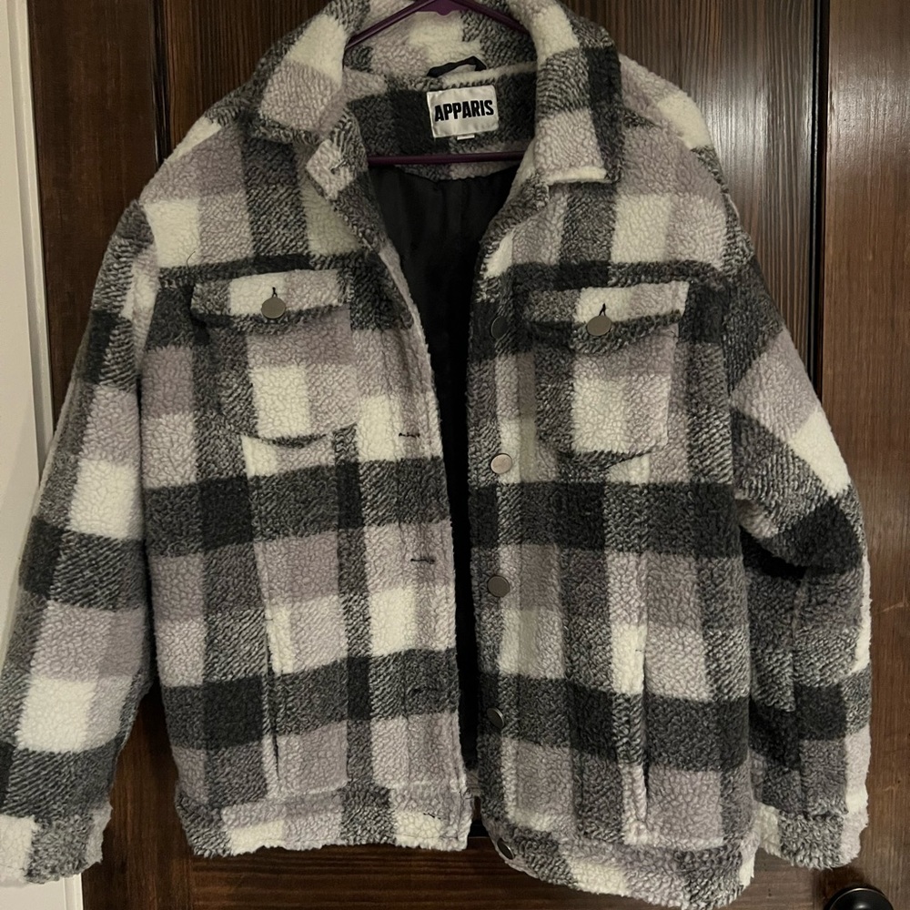 Apparis Kris plaid coat